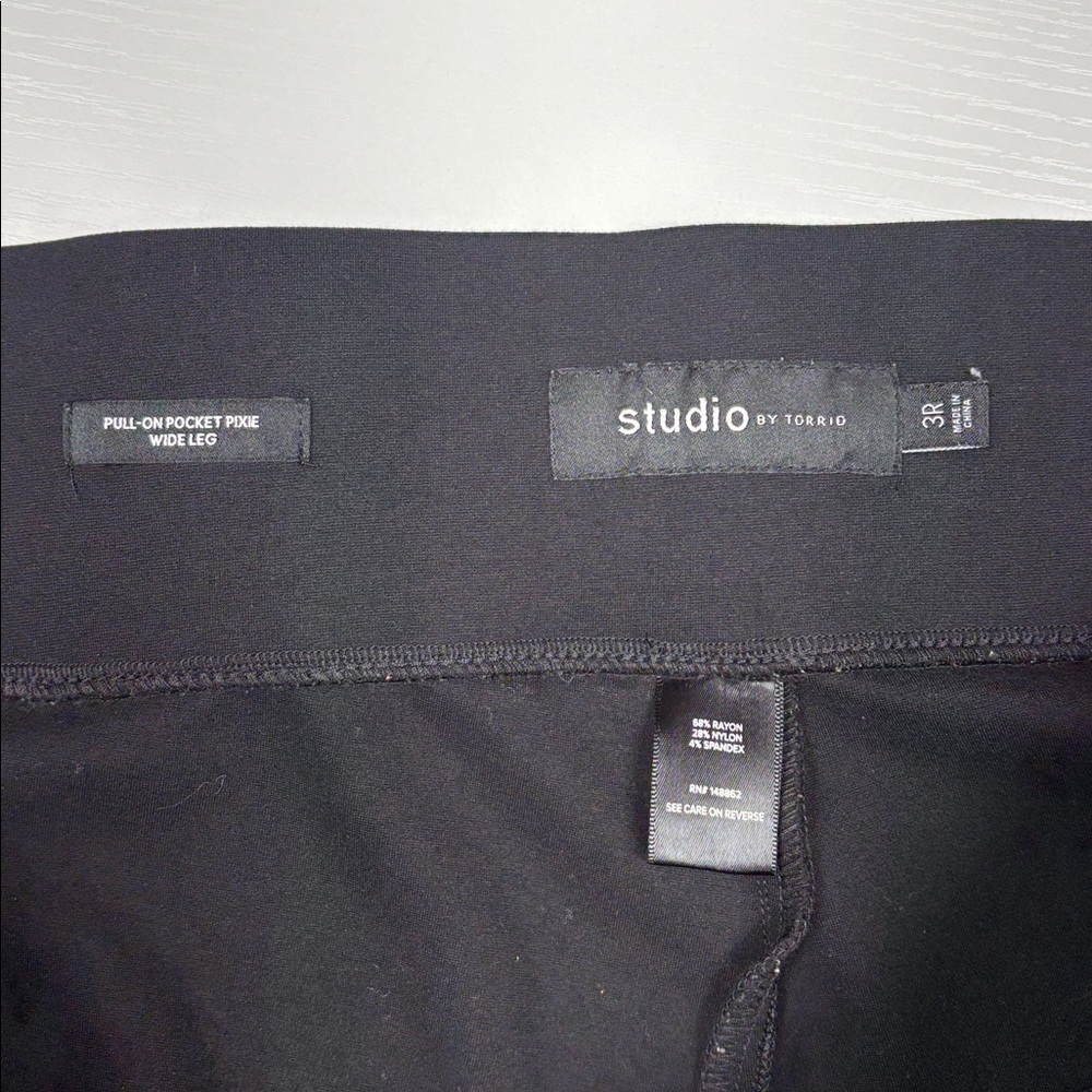 Torrid Studio Luxe Pixie Pull-On Wide Leg Trouser… - image 9